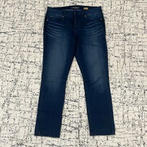 Anthropologie Level 99 Lily crop skinny straight jean
